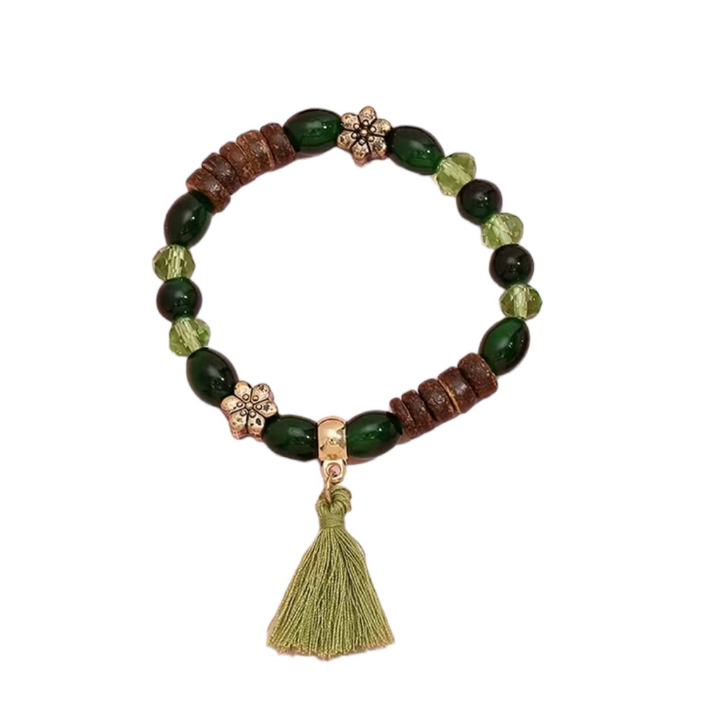 4 Piece Green Stackable Bracelet Set - image 4